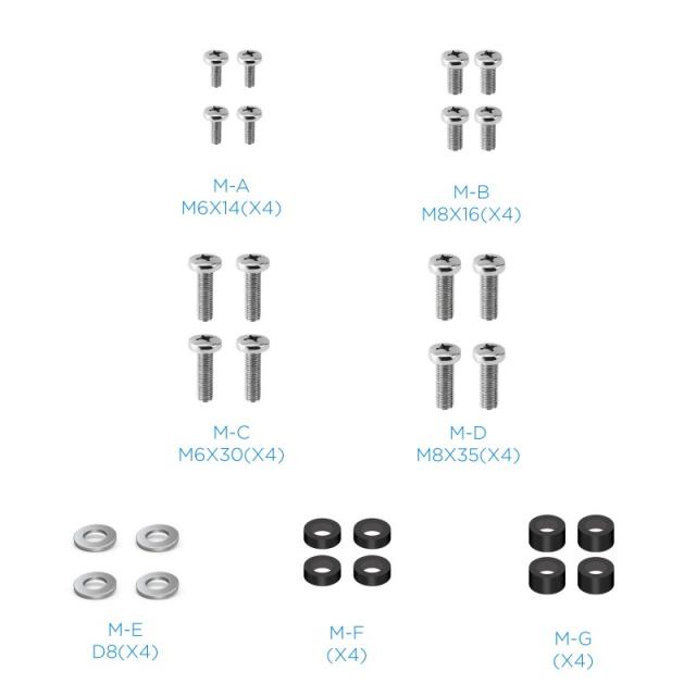 TooQ - Coloso Soporte de Suelo con Ruedas para Pantalla 37"-100"