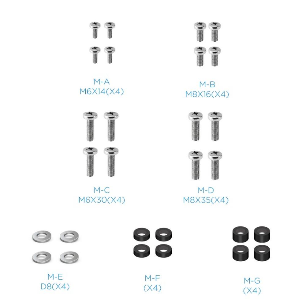 TooQ - Coloso Soporte de Suelo con Ruedas para Pantalla 37"-100"