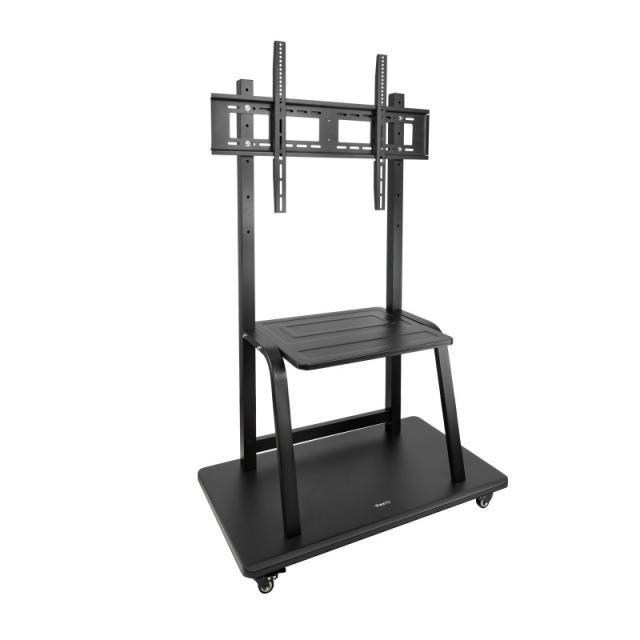 TooQ - Coloso Soporte de Suelo con Ruedas para Pantalla 37"-100"