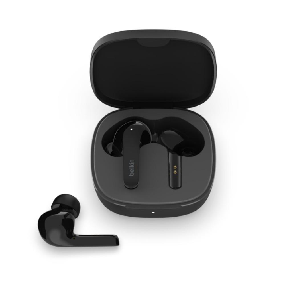 Belkin - SOUNDFORM Flow Auriculares Inalámbrico Dentro de oído Llamadas/Música USB Tipo C Bluetooth Negro