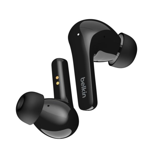 Belkin - SOUNDFORM Flow Auriculares Inalámbrico Dentro de oído Llamadas/Música USB Tipo C Bluetooth Negro
