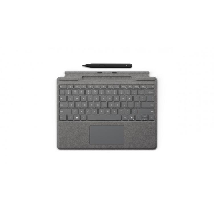 Microsoft - Surface Pro + Slim Pen Microsoft Cover port Platino