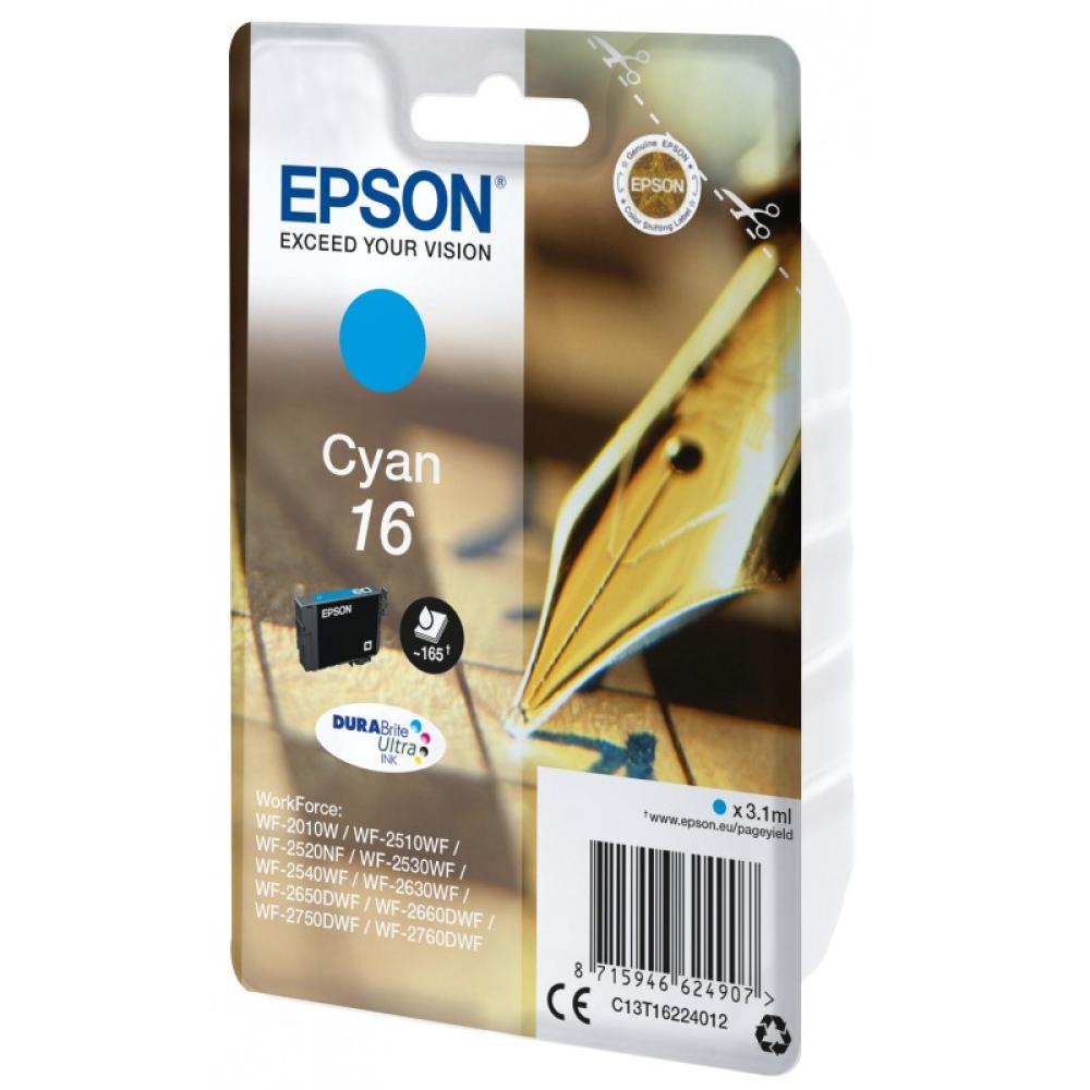 Epson - Pen and crossword Cartucho 16 cian - C13T16224012