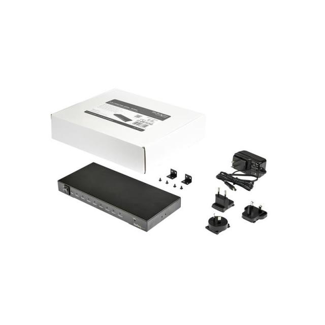 StarTech.com - Divisor Splitter HDMI de 8 Puertos - 4K 60Hz con Audio 7.1