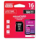 Goodram - M1AA 16 GB MicroSDHC UHS-I Clase 10