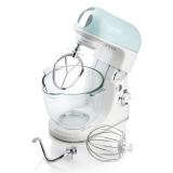 Haeger - Glass Cake 700 Batidora de varillas 700 W Color aguamarina, Blanco