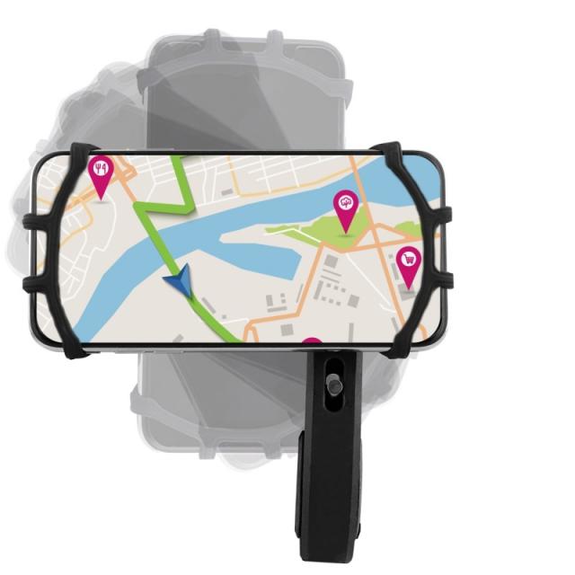 T''nB - Rotary smartphone holder for bike/e-scooter Soporte pasivo Teléfono móvil/smartphone Negro