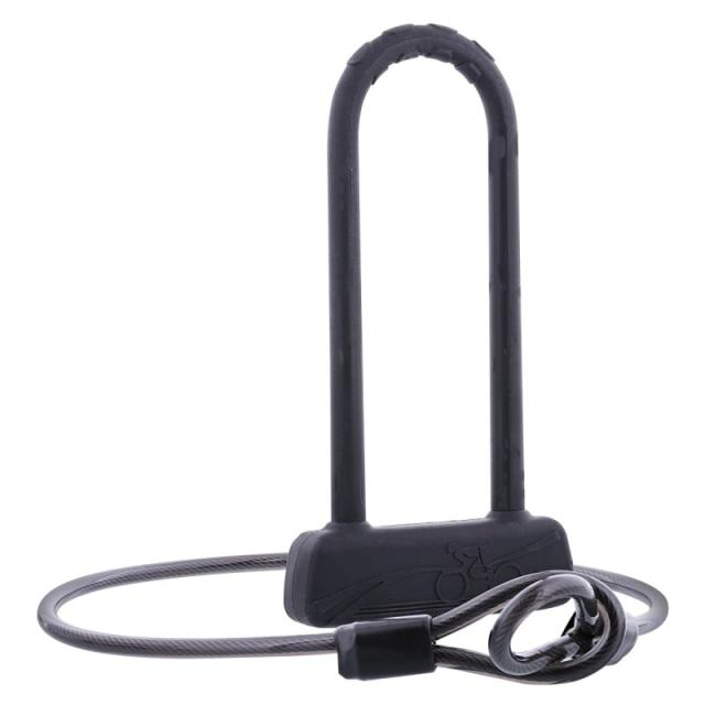 T''nB - U-lock with cable for bike /e-scooter Negro Candado en U