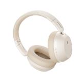 Baseus - Bass 35 Max Auriculares Inalámbrico y alámbrico Diadema Música USB Tipo C Bluetooth Beige