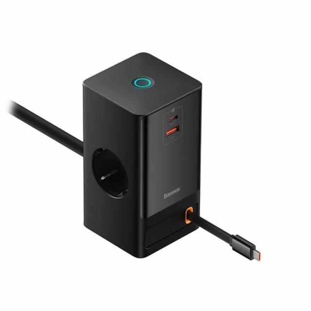 Baseus - PowerCombo Universal Negro Corriente alterna Carga rápida Interior
