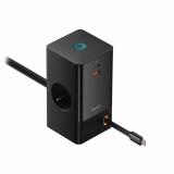 Baseus - PowerCombo Universal Negro Corriente alterna Carga rápida Interior