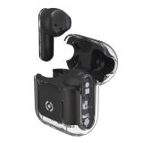 Celly - SHEER Auriculares True Wireless Stereo (TWS) Dentro de oído Llamadas/Música Negro, Transparente