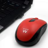 Ewent - EW3226 ratón Viajes Ambidextro RF inalámbrico Óptico 1000 DPI