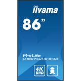 iiyama - LH8675UHS-B1AG pantalla de señalización Pantalla plana para señalización digital 2,17 m (85.6") LCD Wifi 500 cd / m² 4K