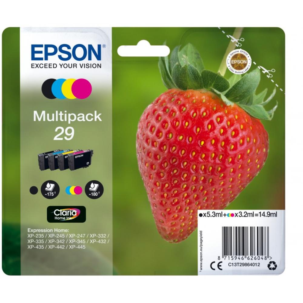 Epson - Strawberry Multipack 4-colours 29 Claria Home Ink - C13T29864012