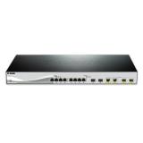D-Link - DXS-1210-12TC switch Gestionado L2/L3 10G Ethernet (100/1000/10000) 1U Negro, Plata