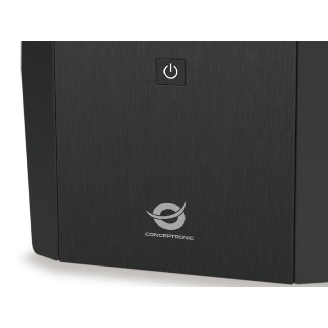 Conceptronic - ZEUS03EM sistema de alimentación ininterrumpida (UPS) Línea interactiva 1,2 kVA 720 W 5 salidas AC