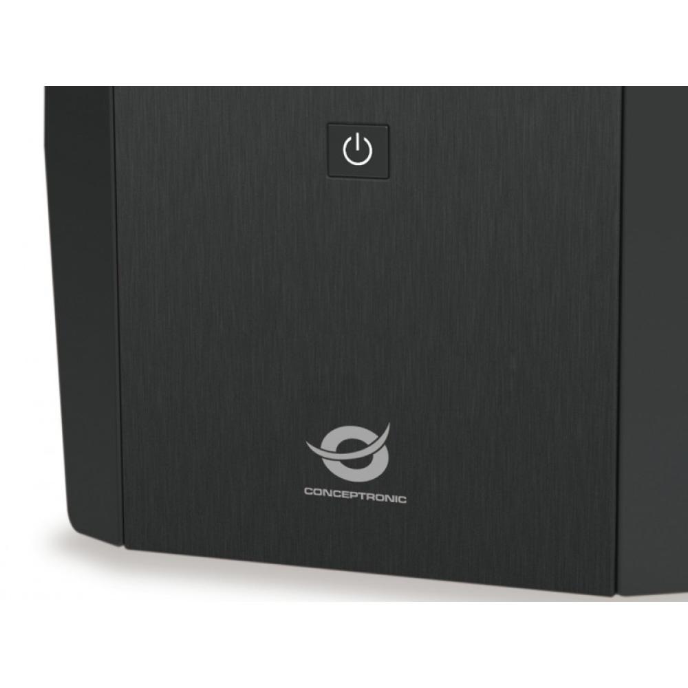 Conceptronic - ZEUS03EM sistema de alimentación ininterrumpida (UPS) Línea interactiva 1,2 kVA 720 W 5 salidas AC