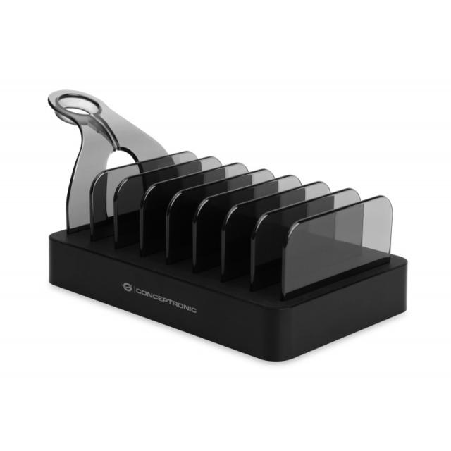 Conceptronic - OZUL02B cargador de dispositivo móvil Universal Negro Corriente alterna Interior