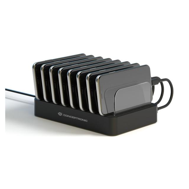 Conceptronic - OZUL02B cargador de dispositivo móvil Universal Negro Corriente alterna Interior