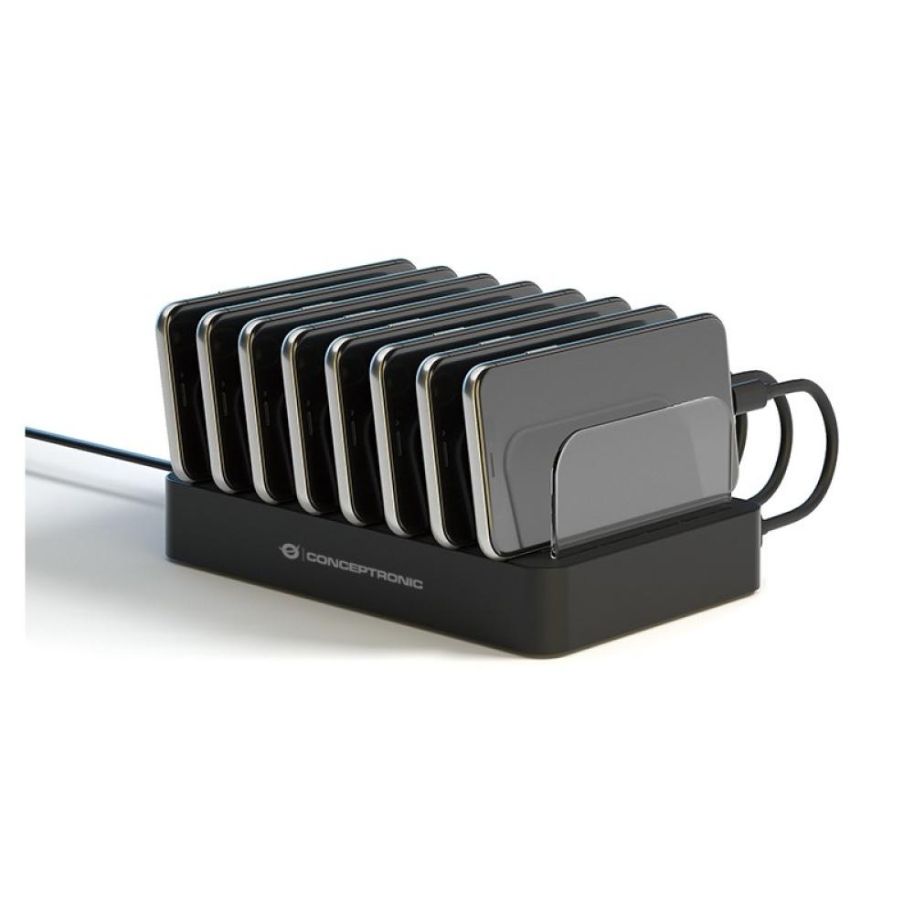 Conceptronic - OZUL02B cargador de dispositivo móvil Universal Negro Corriente alterna Interior