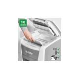 Leitz - 80110000 triturador de papel Corte cruzado 55 dB 22 cm Gris, Blanco