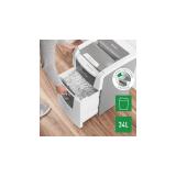 Leitz - 80110000 triturador de papel Corte cruzado 55 dB 22 cm Gris, Blanco