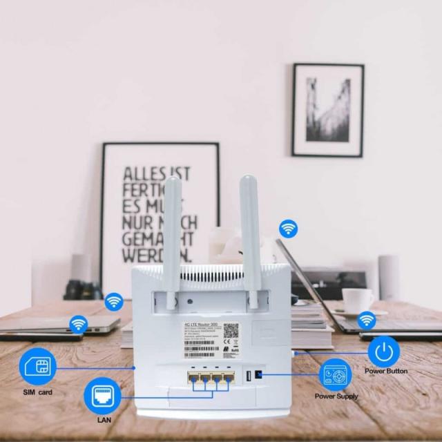 Strong - 4GROUTER300V2 router de telefonía/puerta de enlace/módem Router de red móvil