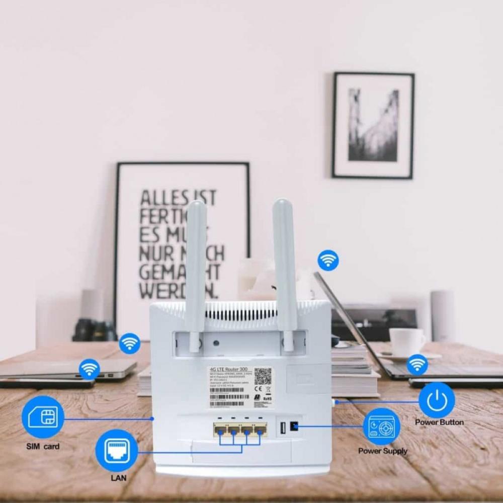 Strong - 4GROUTER300V2 router de telefonía/puerta de enlace/módem Router de red móvil