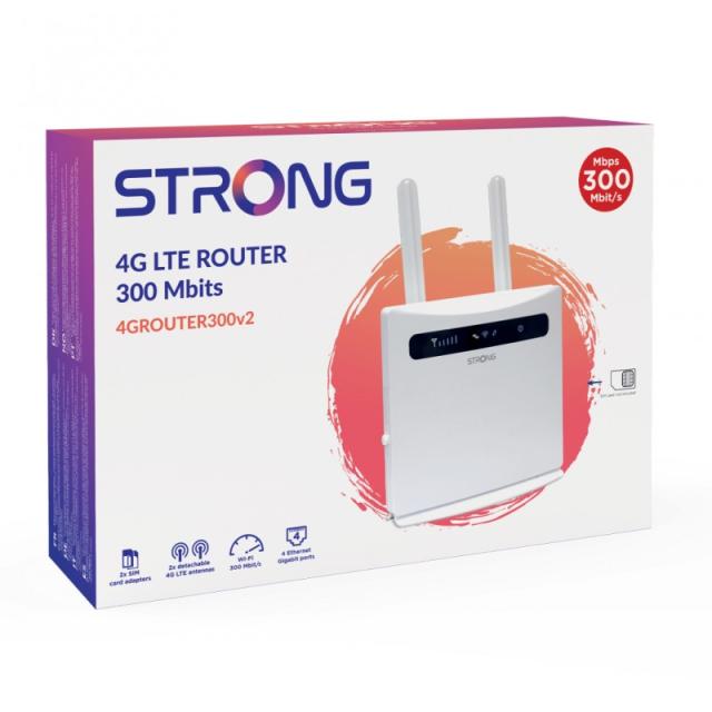 Strong - 4GROUTER300V2 router de telefonía/puerta de enlace/módem Router de red móvil
