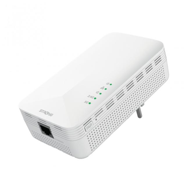Strong - POWERL1000DUOWIFIEUV2 1000 Mbit/s Ethernet Wifi Blanco 2 pieza(s)