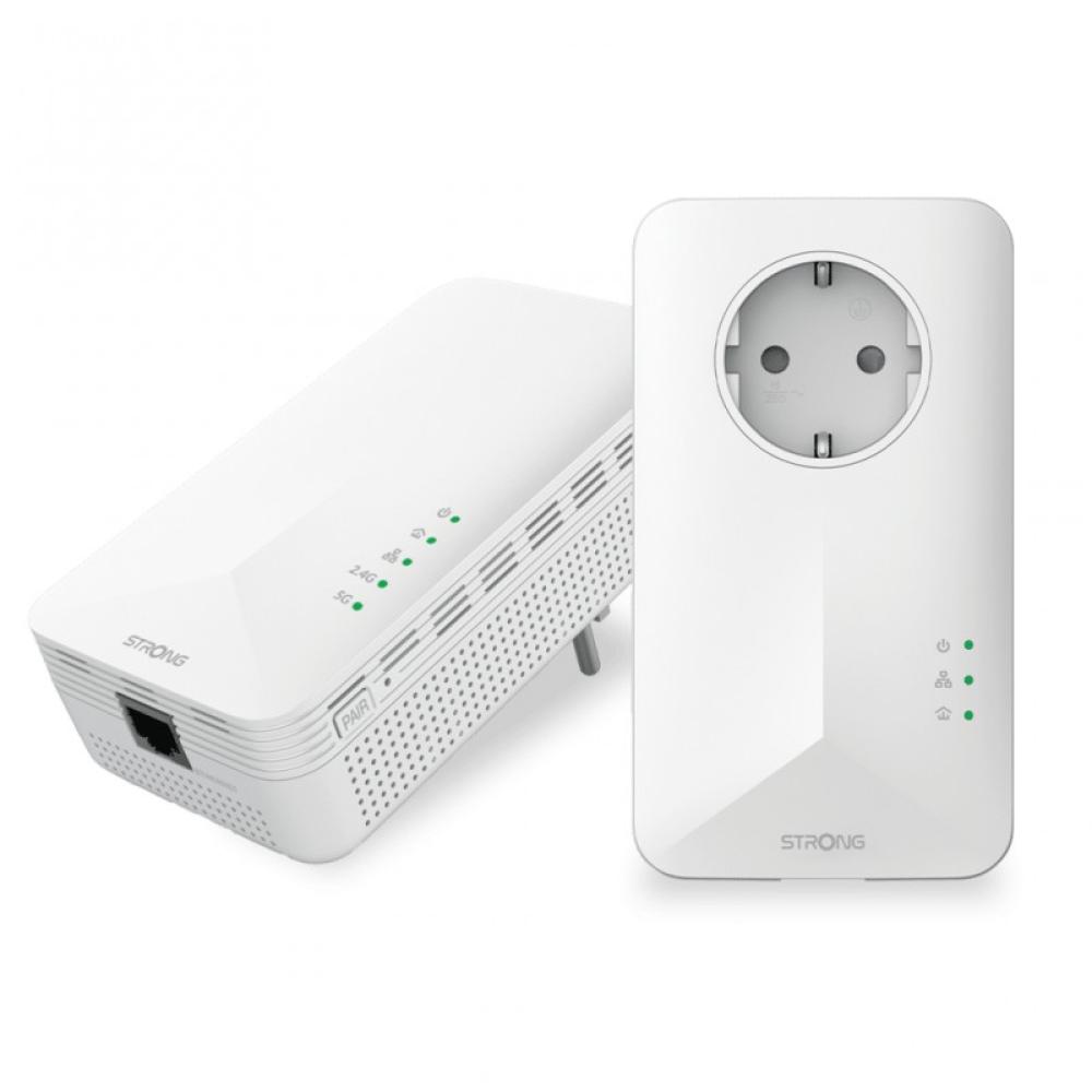 Strong - POWERL1000DUOWIFIEUV2 1000 Mbit/s Ethernet Wifi Blanco 2 pieza(s)