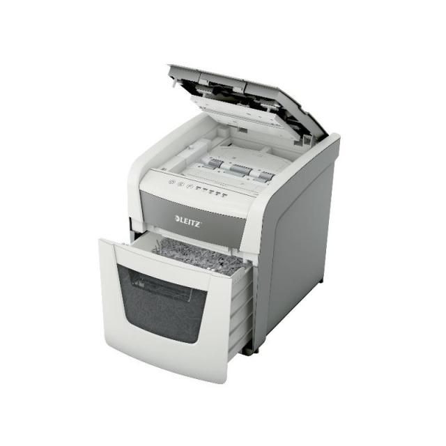 Leitz - Destructora automática para pequeña oficina IQ Autofeed 50X P4