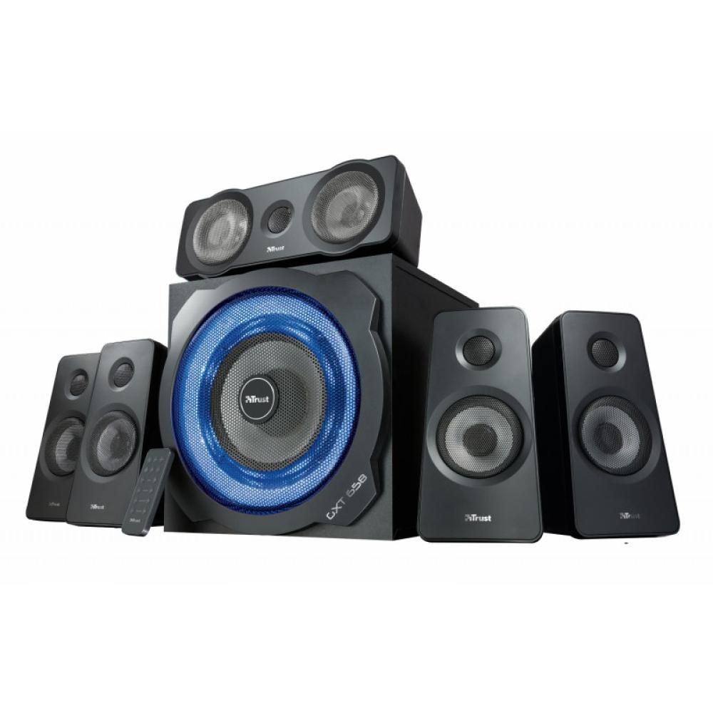 Trust - GXT 658 Tytan 5.1 conjunto de altavoces 90 W Universal Negro 5.1 canales