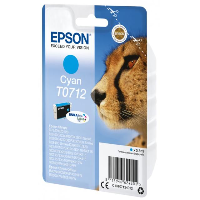 Epson - Cartucho T0712 cian