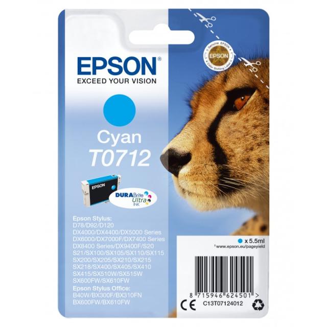 Epson - Cartucho T0712 cian