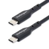 StarTech.com - Cable de Carga USB-C de 2m - Cable USB Tipo C - Cable de Carga para Ordenador Portátil USB Tipo C USB 2.0 - PD de