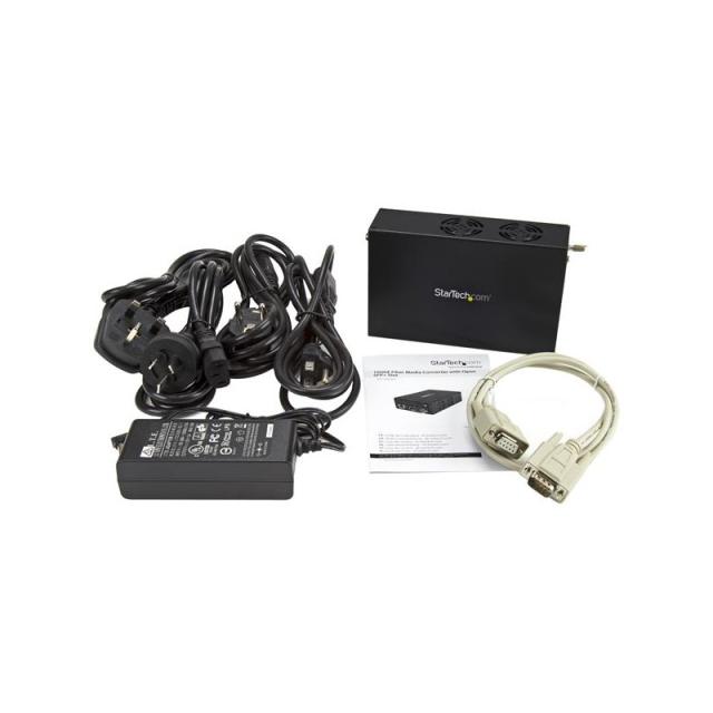 StarTech.com - Conversor de Medios Ethernet de Cobre a Fibra de 10 Gigabits - Gestionado - con SFP+ Abierto