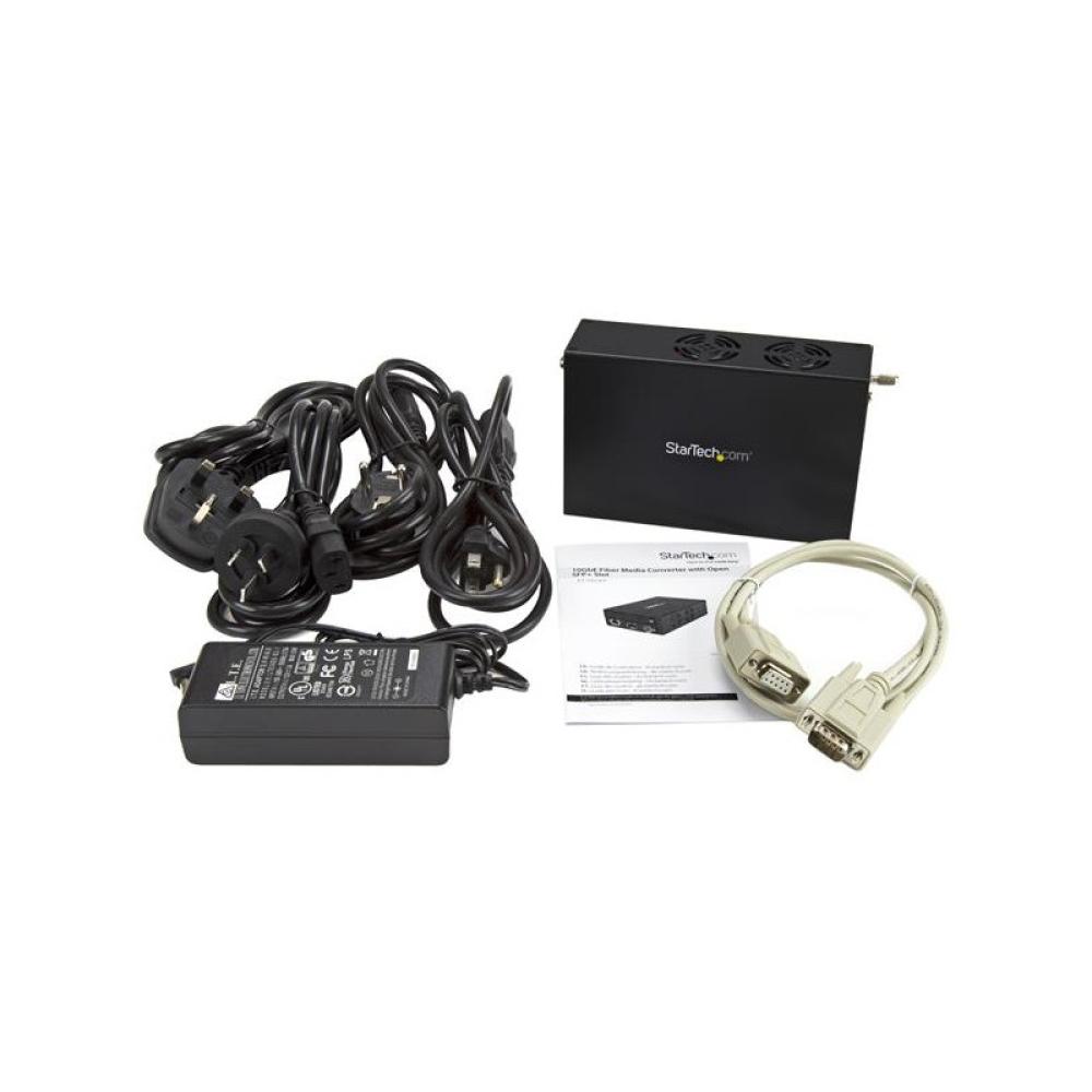 StarTech.com - Conversor de Medios Ethernet de Cobre a Fibra de 10 Gigabits - Gestionado - con SFP+ Abierto