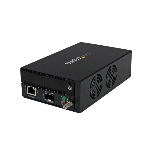 StarTech.com - Conversor de Medios Ethernet de Cobre a Fibra de 10 Gigabits - Gestionado - con SFP+ Abierto