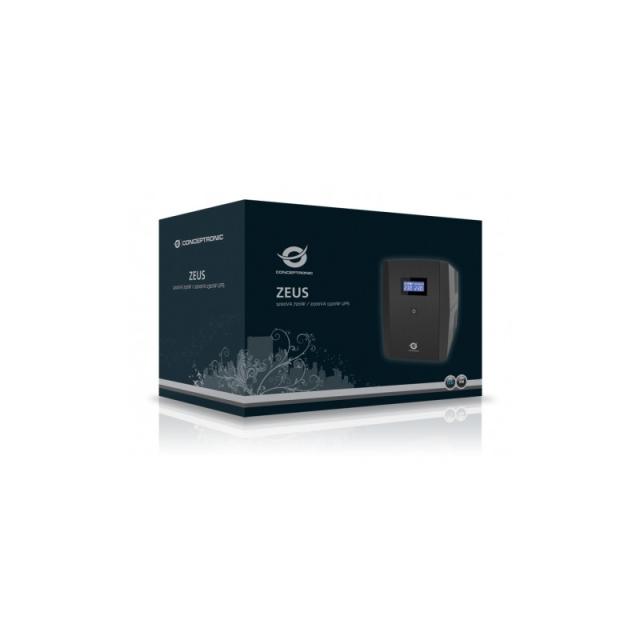 Conceptronic - ZEUS04E sistema de alimentación ininterrumpida (UPS) Línea interactiva 2,2 kVA 1320 W 6 salidas AC