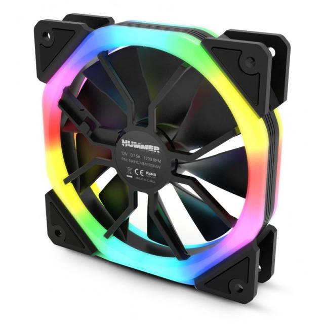 NOX - Hummer S-Fan Carcasa del ordenador Ventilador 12 cm Negro