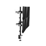 Equip - Soporte de escritorio articulado para monitor cuádruple de 17"-32