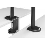 Equip - Soporte de escritorio articulado para monitor cuádruple de 17"-32