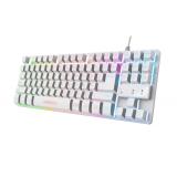 Trust - GXT 833W Thado teclado Juego USB QWERTY Español Blanco