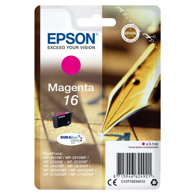 Epson - Pen and crossword Cartucho 16 magenta (etiqueta RF)