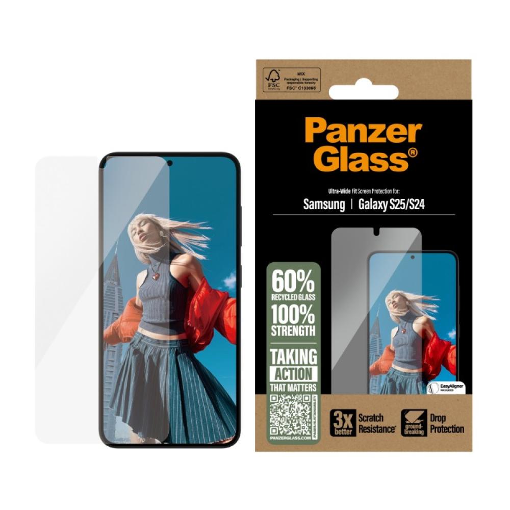 PanzerGlass - Screen Protector Samsung Galaxy S25 / S24 / Ultra-Wide Fit Protector de pantalla 1 pieza(s)