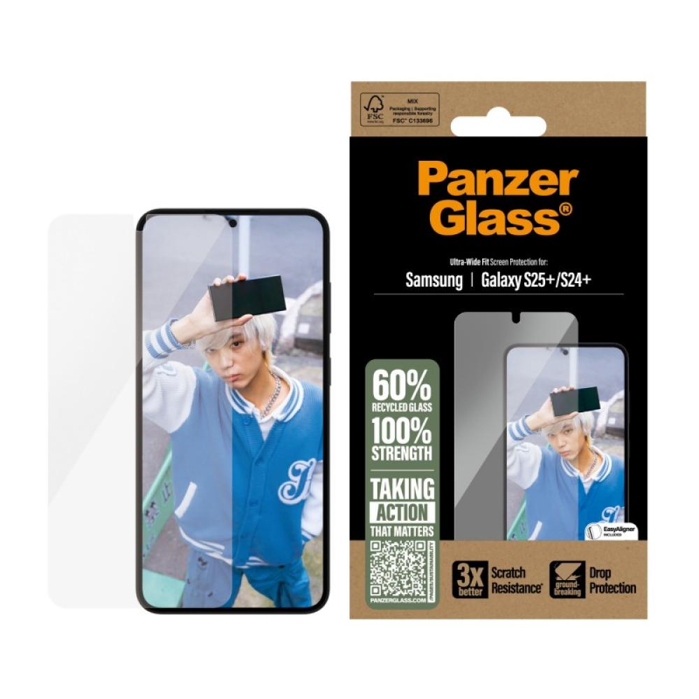 PanzerGlass - Screen Protector Samsung Galaxy S25+ / S24+ / Ultra-Wide Fit Protector de pantalla 1 pieza(s)