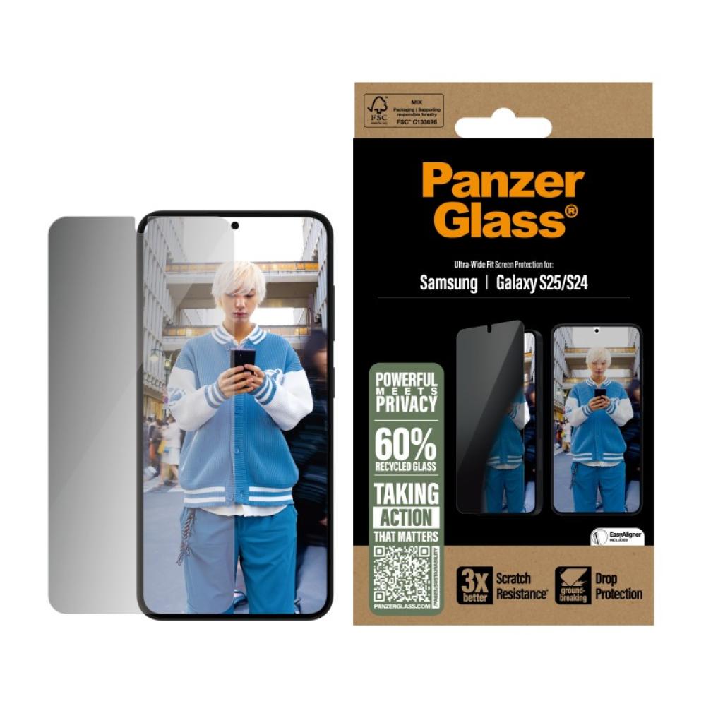 PanzerGlass - Privacy Screen Protector Samsung Galaxy S25 / S24 / Ultra-Wide Fit Protector de pantalla 1 pieza(s)