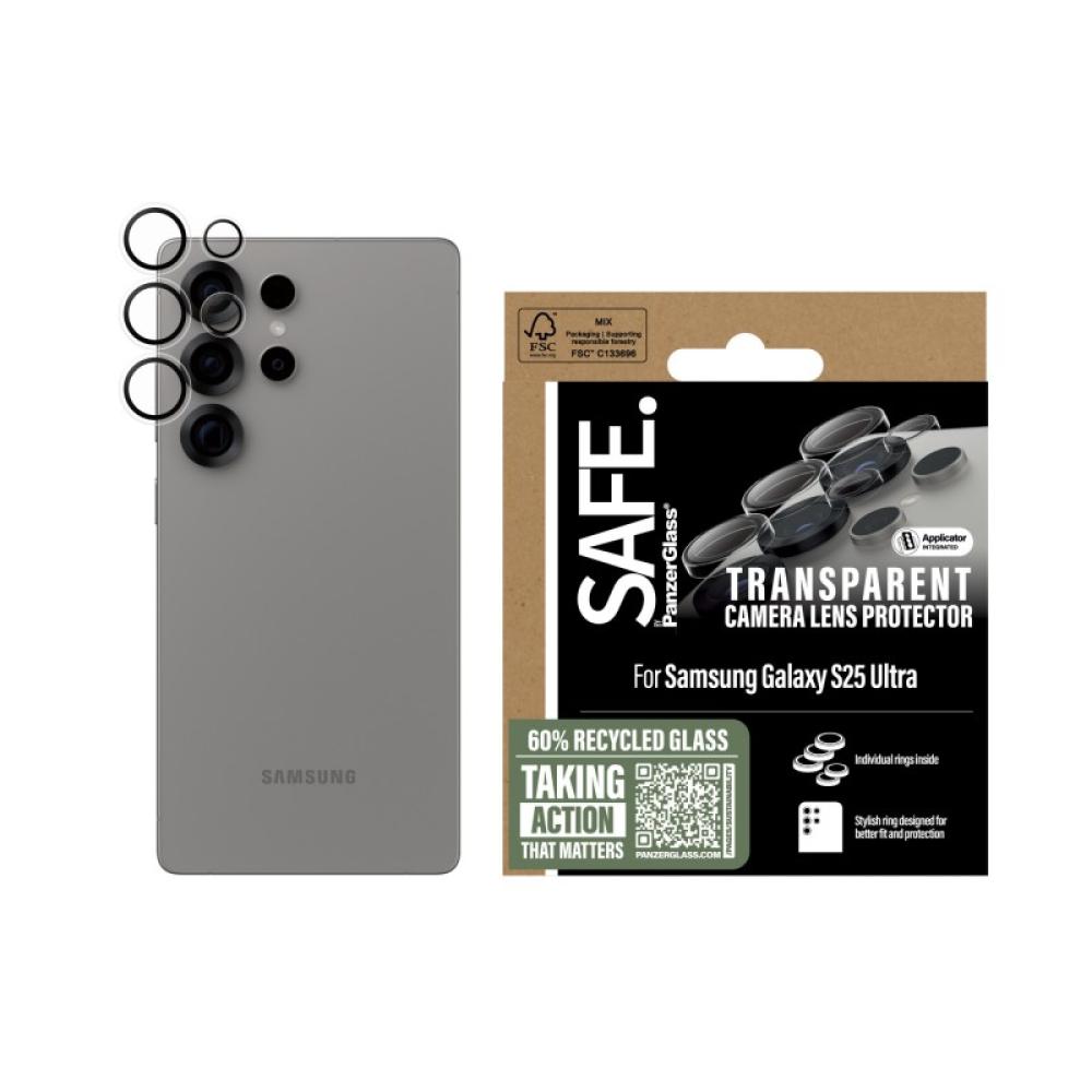 PanzerGlass - SAFE. by ® Camera Lens Protector Transparent Samsung Galaxy S25 Ultra Protector de pantalla 1 pieza(s)